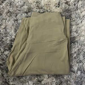Aerie Offline crossed tan full length leggings